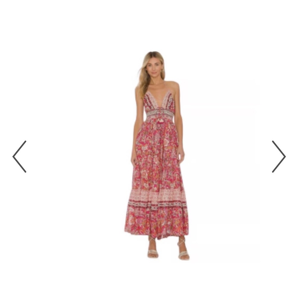 Free People Pink and Cream Floral Smocked Tank - Picture 11 of 12